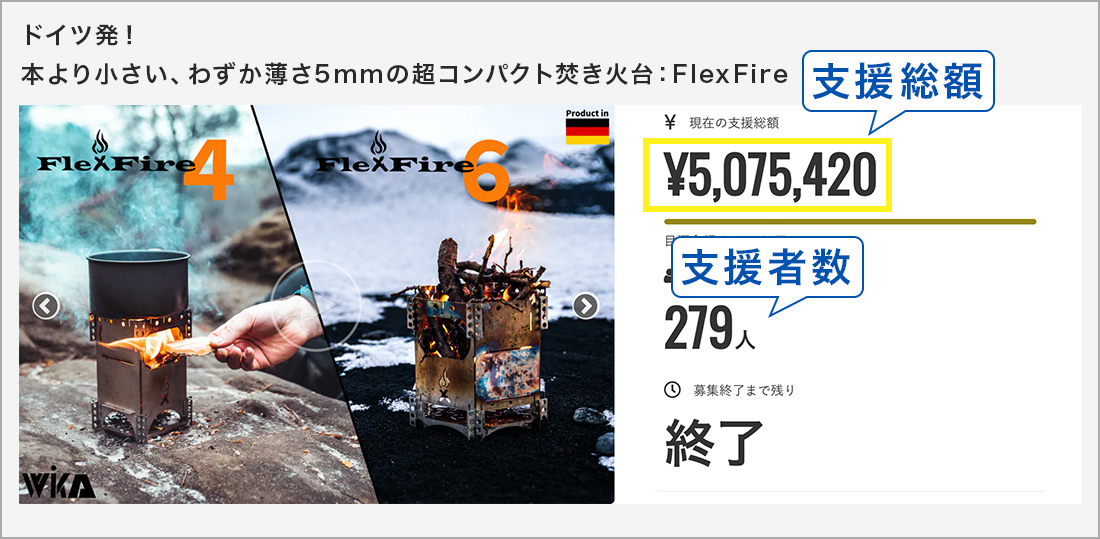 ドイツ発！本より小さい、わずか薄さ5mmの超コンパクト焚き火台：FlexFire